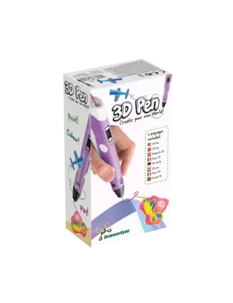 Oferta de Caneta 3D Infantil com filamentos coloridos por 29,99€ em Science4you