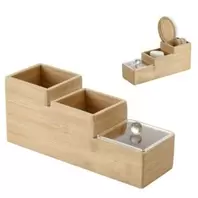 Oferta de ORGANIZADOR BAMBU P/ COSMETICA por 11,95€ em Pollux