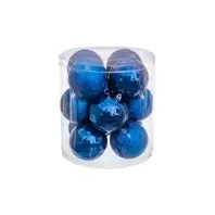 Oferta de CAIXA COM 12 BOLAS AZUIS por 10,5€ em Pollux