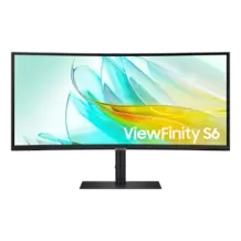 Oferta de Monitor Samsung ViewFinity 34" 2K QHD VA UltraWide Curva 100 Hz Freesync Preto por 469€ em Samsung