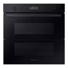 Oferta de Forno Pirolítico Dual Cook Flex™ BESPOKE NV7B4550VAK (76L - Vapor Natural - Wi-Fi - Preto) por 759€ em Samsung