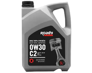 Oferta de Óleo de motor Roady 0W30 C2 PSA 2312 5L por 49,9€ em Roady