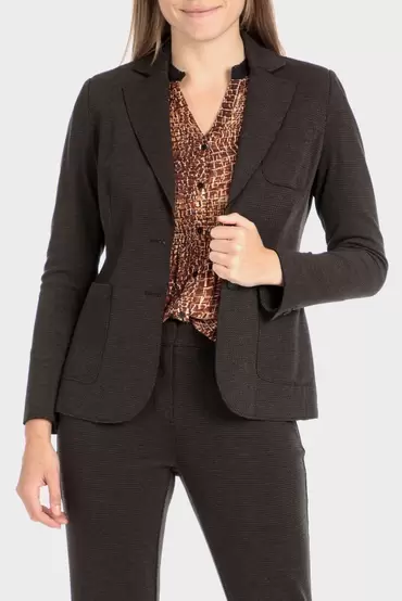 Oferta de Blazer castanho por 59,95€ em Punt Roma