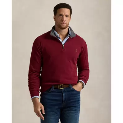 Oferta de Estate-Rib Quarter-Zip Pullover por 179€ em Ralph Lauren