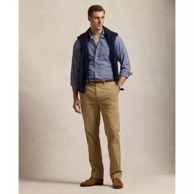 Oferta de Stretch Classic Fit Textured Chino Trous por 179€ em Ralph Lauren