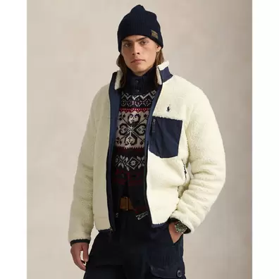 Oferta de Pile Fleece Hybrid Jacket por 299€ em Ralph Lauren