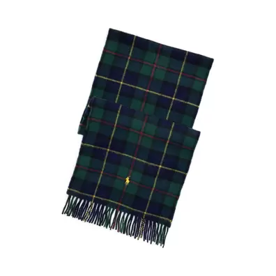 Oferta de Tartan Lambswool-Cashmere Scarf por 299€ em Ralph Lauren