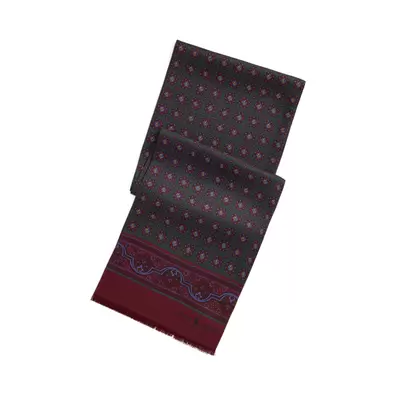 Oferta de Foulard-Print Wool Scarf por 199€ em Ralph Lauren