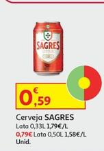 Oferta de Cerveja por 0,59€ em Auchan