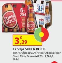 Oferta de Cerveja por 3,29€ em Auchan