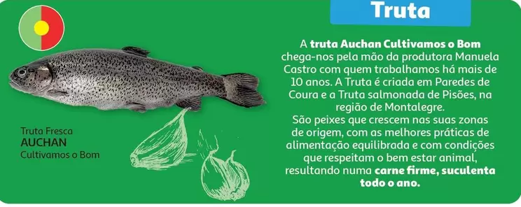 Oferta de Truta Fresca em Auchan