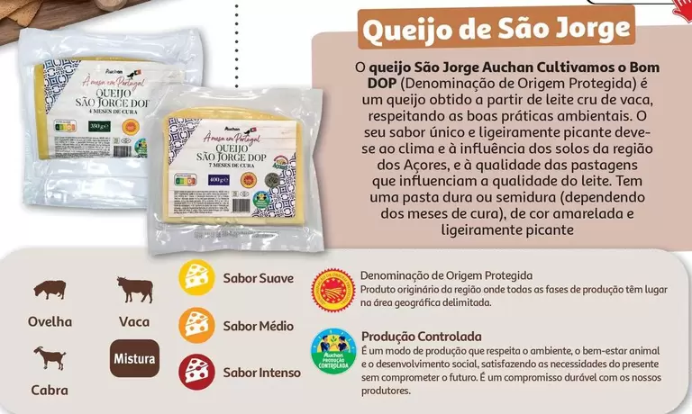 Oferta de Queijo De Sao Jorgeem Auchan