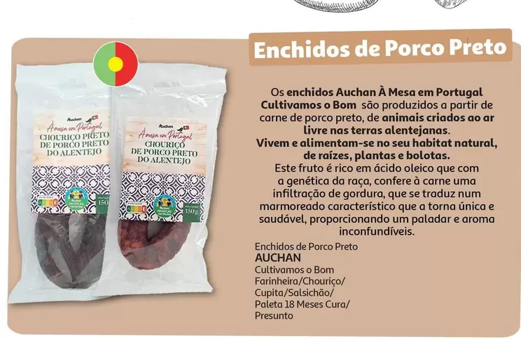 Oferta de Enchidos De Porco Pretoem Auchan