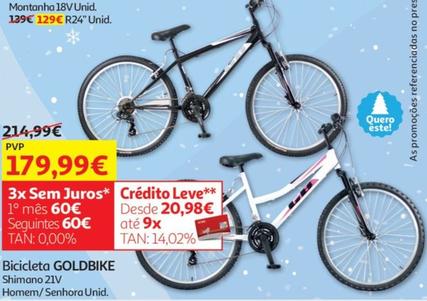 Oferta de Goldbike - Bicicleta Homen por 179,99€ em Auchan