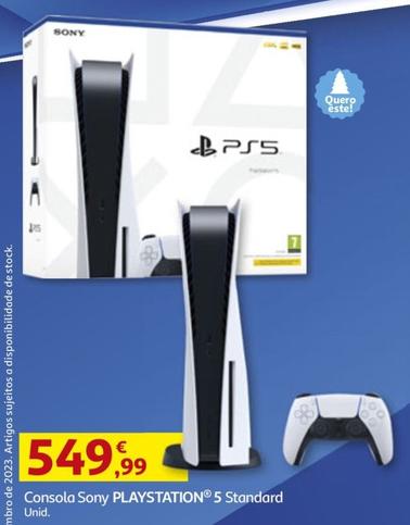Oferta de Consola Playstation 5 Standard por 549,99€ em Auchan