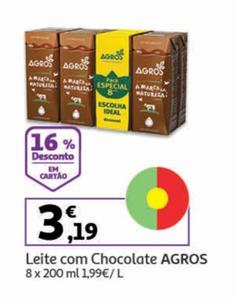Oferta de Leite Com Chocolate  por 3,19€ em Auchan