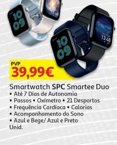 Oferta de SPC - Smartwatch :Smartee Duo por 39,99€ em Auchan