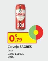 Oferta de Cerveja  por 0,79€ em Auchan