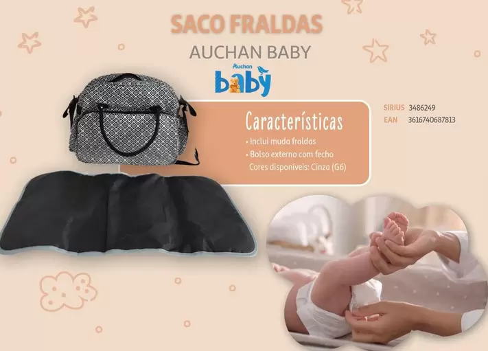 Oferta de Saco Fraldas em Auchan