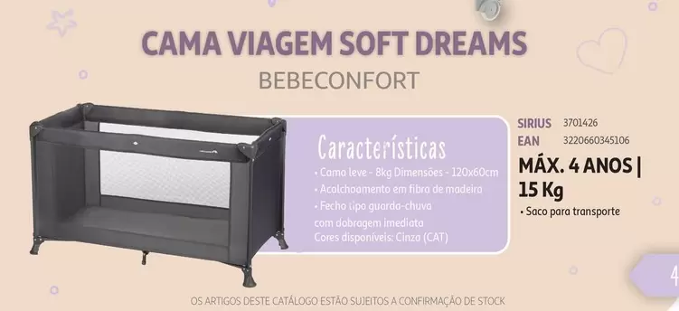 Oferta de Cama Viagem  Soft Dream em Auchan