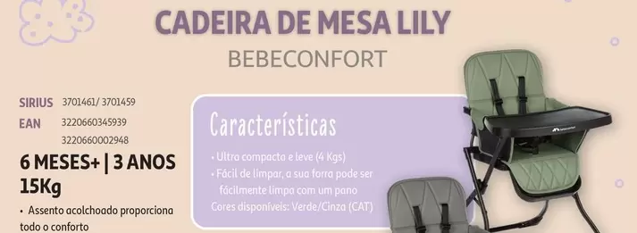 Oferta de Cadeira De Mesa Lilyem Auchan