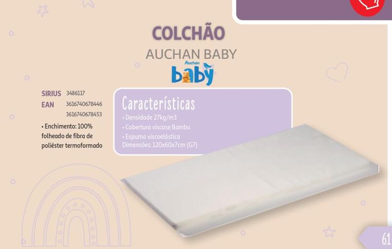 Oferta de Colchão  Babyem Auchan
