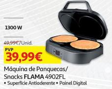 Oferta de Flama - Maquina De Panquecas / Snacks 4902FL por 39,99€ em Auchan