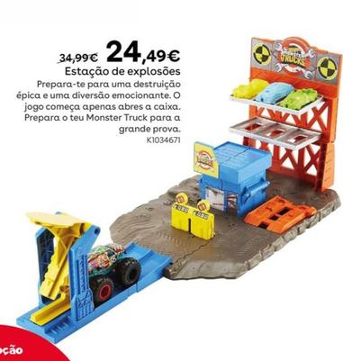 Oferta de Hot Wheels - Estacao De Explosoes por 24,49€ em Toys R Us