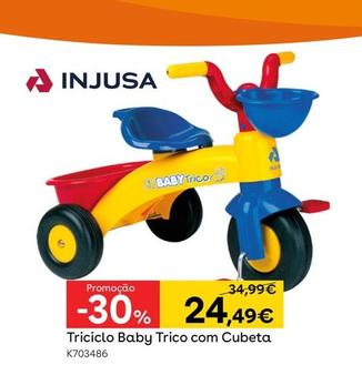 Oferta de Injusa - Triciclo Baby Trico Com Cubeta por 24,49€ em Toys R Us