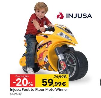Oferta de Injusa -  Foot To Floor Moto Winner por 59,99€ em Toys R Us