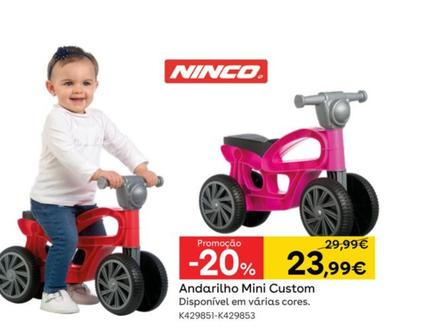 Oferta de Ninco - Andarilho Mini Custom Vermelho por 23,99€ em Toys R Us