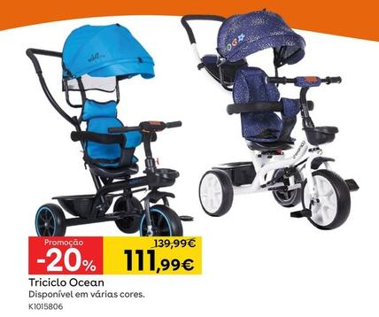 Oferta de Triciclo Ocean por 111,99€ em Toys R Us