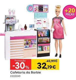 Oferta de Barbie - Cafetaria Da Barbie por 32,19€ em Toys R Us