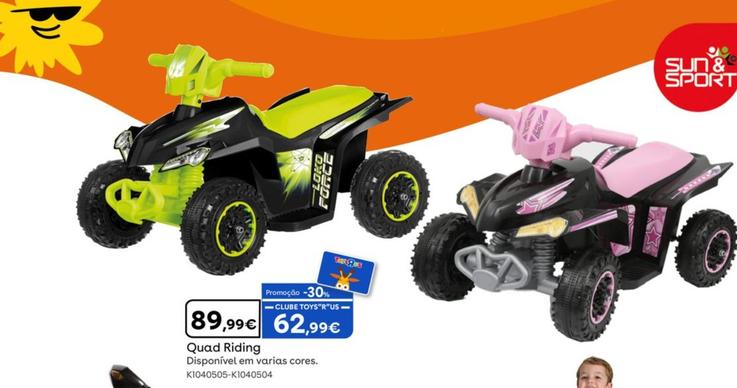 Oferta de Sun&Sport - Quad Riding por 89,99€ em Toys R Us
