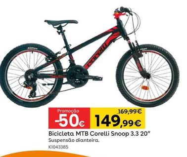 Oferta de Bicicleta MTB Corelli Snoop 3.3 20" por 149,99€ em Toys R Us
