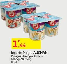 Oferta de Auchan - Iogurte Magro  por 1,44€ em Auchan