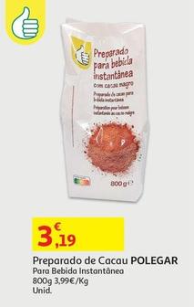 Oferta de Polegar - Preparado De Cacau por 3,19€ em Auchan