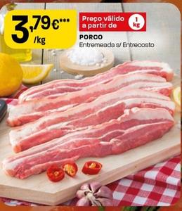 Oferta de Porco por 3,79€ em Intermarché