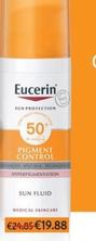 Oferta de Eucerin - Fluido Solar Pigment Contr Spf50+ 50ml por 19,88€ em Auchan