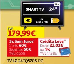 Oferta de Lg - Tv 24TQ520S-PZ por 179,99€ em Auchan