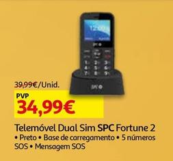 Oferta de SPC - Telemóvel Dual Sim Fortune 2 por 34,99€ em Auchan
