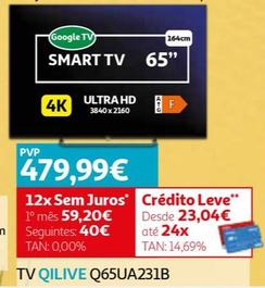 Oferta de Qilive - Tv Q65UA231B por 479,99€ em Auchan