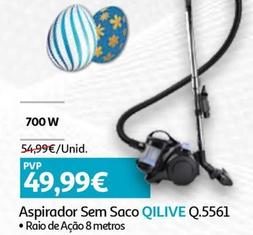Oferta de Qilive - Aspirador Sem Saco Q.5561  por 49,99€ em Auchan