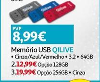 Oferta de Qilive - Memória Usb por 8,99€ em Auchan