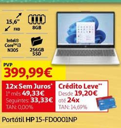 Oferta de Hp - Portátil 15-Fd0001np por 399,99€ em Auchan