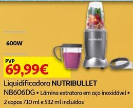 Oferta de Nutribullet - Liquidificadora  Nb606dg por 69,99€ em Auchan