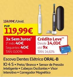 Oferta de Oral-B - Escova Dentes Eléctrica  Io 4 S  por 119,99€ em Auchan