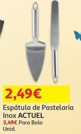 Oferta de Actuel - Espátula Pastelaria Inox por 2,49€ em Auchan