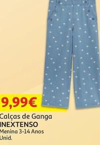 Oferta de Inextenso - Calças De Ganga  por 9,99€ em Auchan