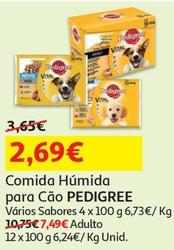 Oferta de Pedigree - Comida Húmida Para Cão  por 2,69€ em Auchan